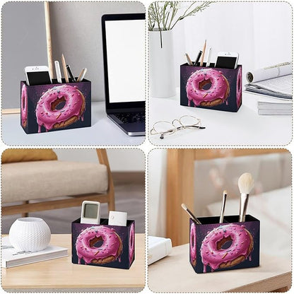 Famame Round Pink Dount Pencil Holder - Image 4
