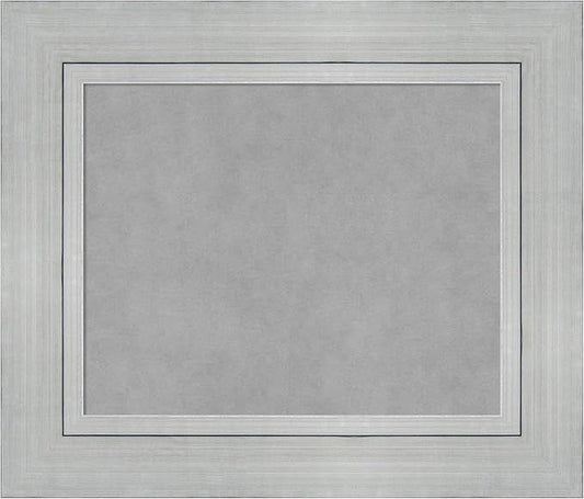 Amanti Art Silver Framed Magnetic Board 23x27 Small Vision Board by AmantiArt
