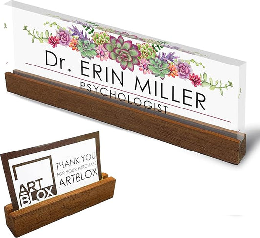 Artblox Office Personalized Name Plate by Artblox
