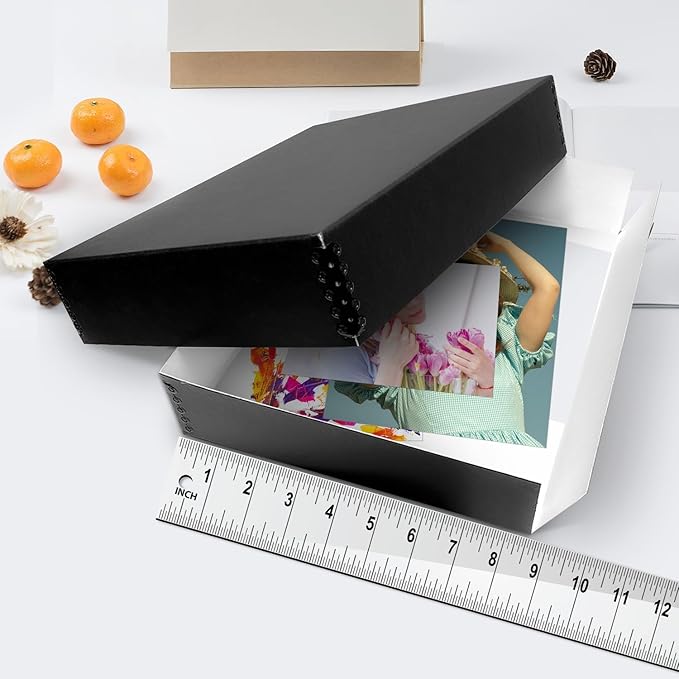 Lineco Museum Archival Storage Box, 9.25x11.75x3 in. Drop Front Design. - Image 3