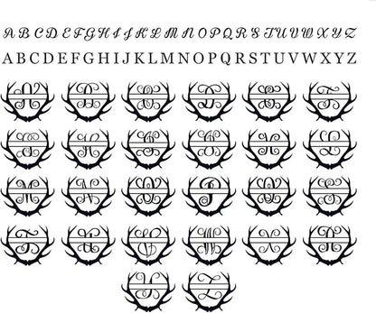 Personalized Monogram Antlers - Image 7