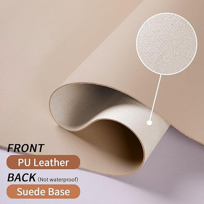 Bloss Leather Desk Pad, Mouse Pad, Non-Slip Desk Protector Mat, Leather Desk - Image 3