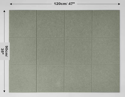 DECORITA Sage Green Cork Board Alternative | Large Pin Board Notice Board | - Image 2