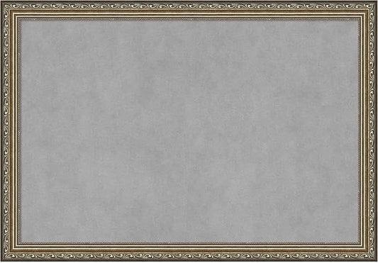 Amanti Art Silver Framed Magnetic Board 18x26 Medium Vision Board by AmantiArt