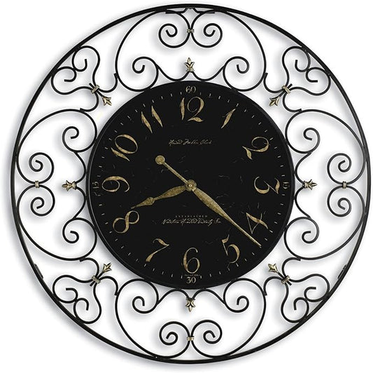 Hekman Furniture Joline Wall Clock – Elegant Oversized Decorative Analog Clock by Howard+Miller