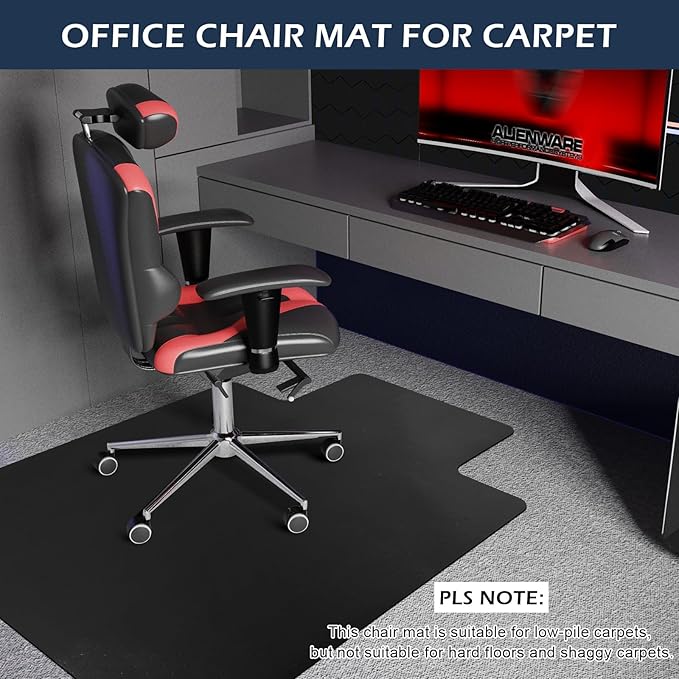 SALLOUS Office Chair Mat for Carpet, Non-Slip Floor Mat - Image 6