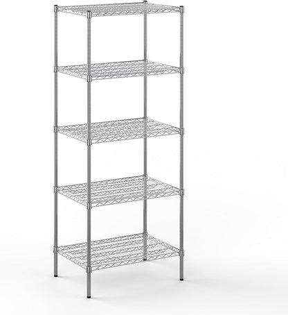 Regal Altair 21" Deep x 30" Wide x 74" Height Wire Shelving Kit | 5-Tier | NSF by Regal+Altair