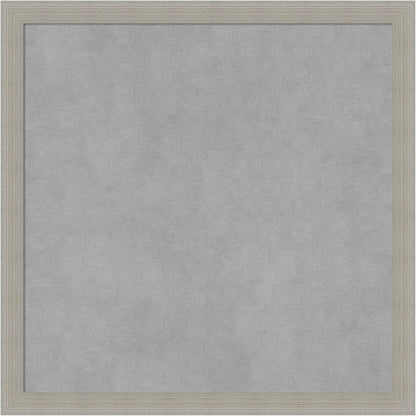 Amanti Art Grey Framed Magnetic Board 22x22 Medium Vision Board by AmantiArt