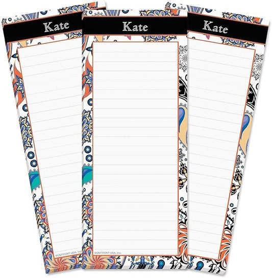 Current Color Paisley Personalized Lined Shopping List Pads by Current