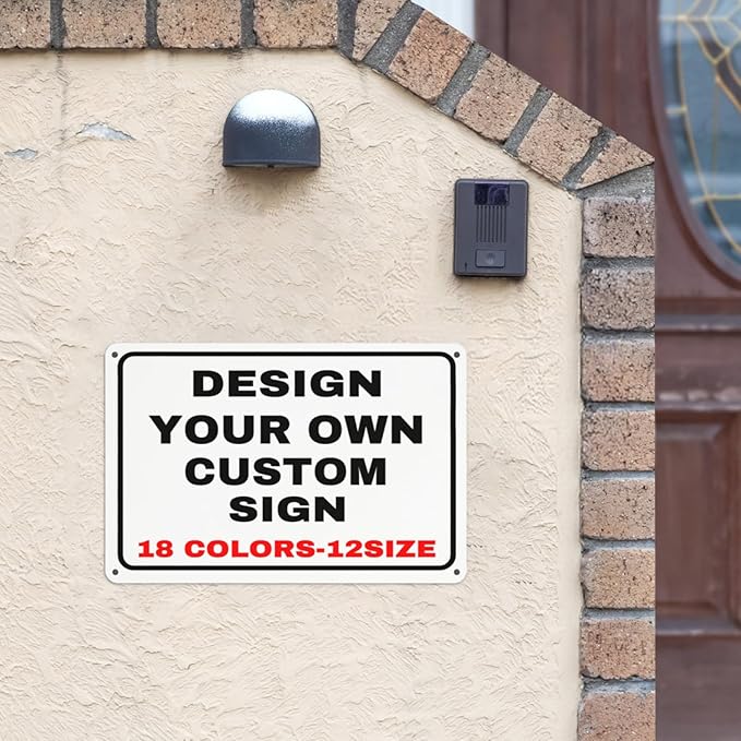 Custom Signs Outdoor Metal Personalized Signs - Image 2