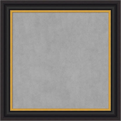 Amanti Art Black Framed Magnetic Board 30x30 Medium Vision Board by AmantiArt