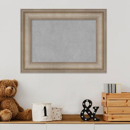 Amanti Art Silver Framed Magnetic Board 17x23 Small Vision Board - Image 5