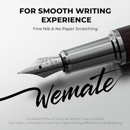 WEMATE Fountain Pen Set, Fine Nib - Image 2