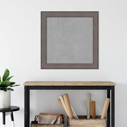 Amanti Art Grey Framed Magnetic Board 29x29 Medium Vision Board - Image 6