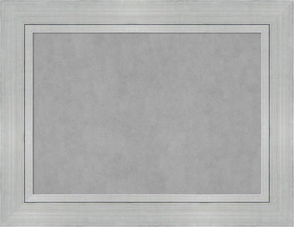 Amanti Art Silver Framed Magnetic Board 27x35 Medium Vision Board by AmantiArt