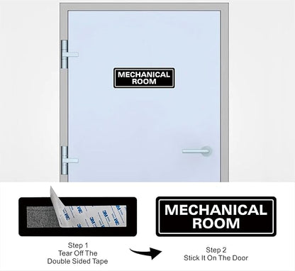 Mechanical Room Sign – Equipment Room Sign, Premium Durable Acrylic Material - Image 3