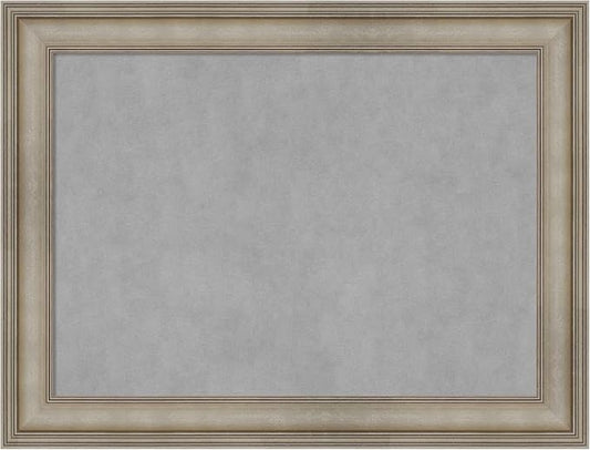 Amanti Art Silver Framed Magnetic Board 25x33 Medium Vision Board by AmantiArt