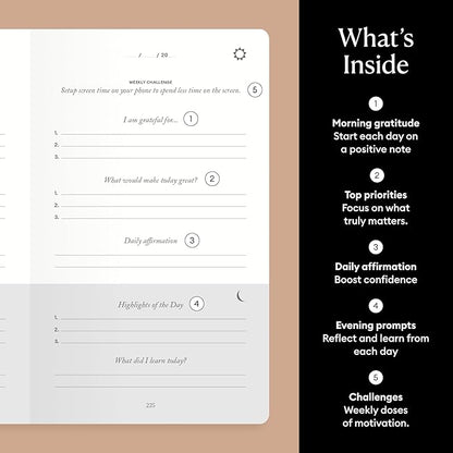 Intelligent Change The Five Minute Journal, Original Daily Gratitude Journal - Image 4