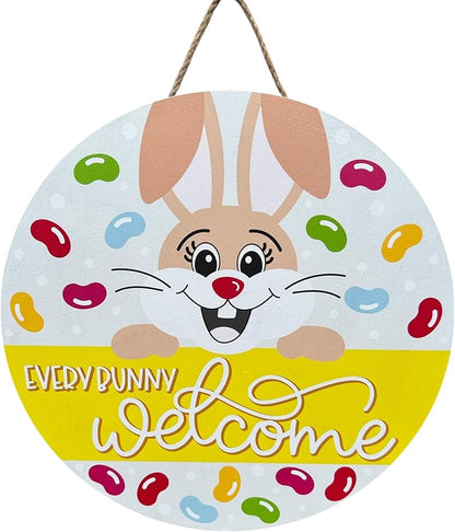 Wood front door sign Wood sign Home decor Welcome sign Sign by Unknown