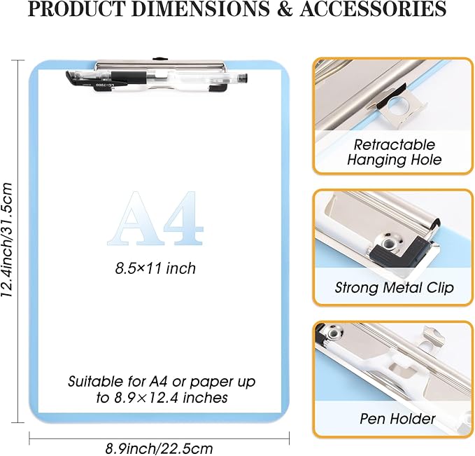 TFDLCG zm 2 PCS Clipboards - Image 3