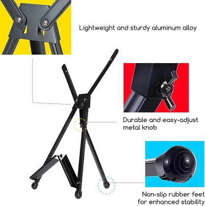 MEEDEN 10 Pcs Artist Tabletop Display Easel, Aluminum Tripod Easel - Image 3