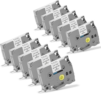 10pack TZe231 Replacement for Brother Label Maker Tape TZe TZ Tape 12mm 0.47 by Unknown