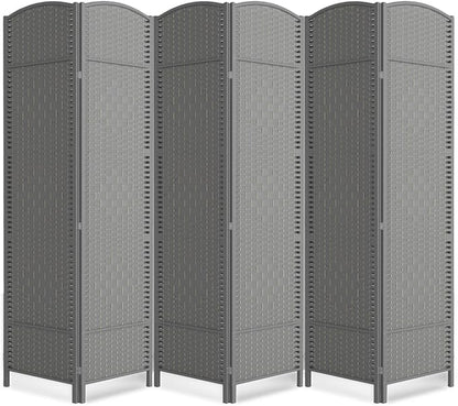 Cocosica Folding Room Divider, Weave Fiber Privacy Screen, Extra Wide Room by cocosica