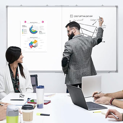 DOLLAR BOSS Large White Board 72 x 40 Inch Foldable Magnetic Whiteboard - Image 7