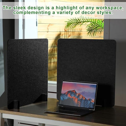 Kisston 6 Pack Acoustic Desk Divider Desk Partition 24 x 24" Stand Up - Image 5