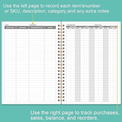Inventory & Sales Log Book for Small Business – Inventory Ledger Book, - Image 3