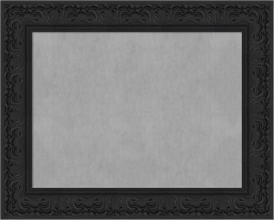 Amanti Art Black Framed Magnetic Board 25x31 Medium Vision Board by AmantiArt