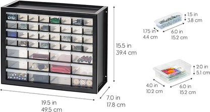 IRIS USA Screw Tool Organizer Small Parts Cabinet, Electronics Hardware Nuts - Image 3