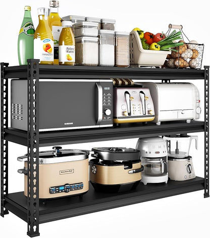 SDXYSTCE 48" W Garage Shelving Heavy Duty, 1500LBS Loads Adjustable Garage - Image 8