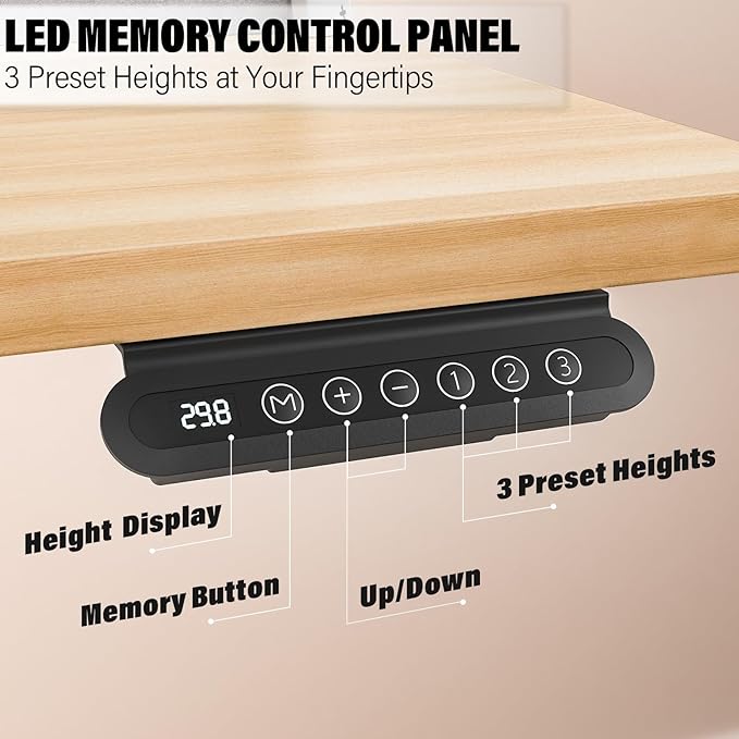Kingant 40 x 24 Inch Electric Standing Desk - Image 6