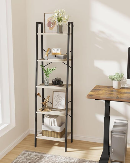 Hzuaneri Ladder Shelf, Bookshelf Bookcase, Freestanding Corner Storage Shelve - Image 7