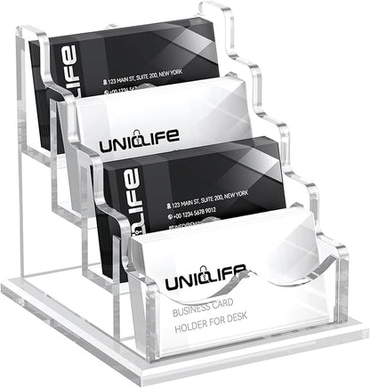 Uniclife Acrylic Business Card Holder by UnicLife