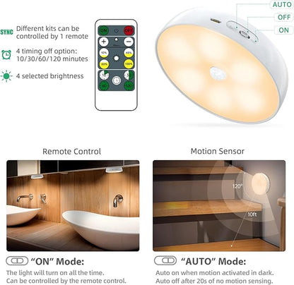 LED Closet Lights Motion Sensor Puck Light - Image 3