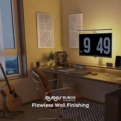 BUBOS 4 Pack Thickened Acoustic Panels, 23.6''x11.8'' Self-Adhesive Sound - Image 7