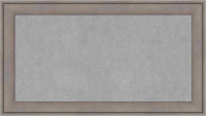 Amanti Art Grey Framed Magnetic Board 15x27 Small Vision Board by AmantiArt