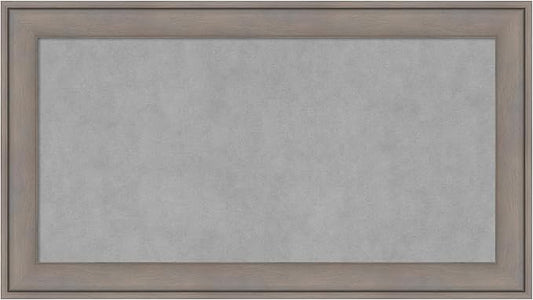 Amanti Art Grey Framed Magnetic Board 15x27 Small Vision Board by AmantiArt
