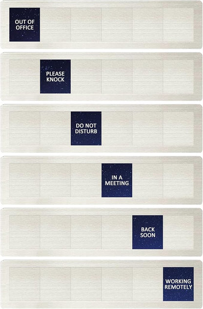 Privacy Door Sign, Do Not Disturb/Please Knock/Out of Office/in a Meeting/Back by LoYinLo
