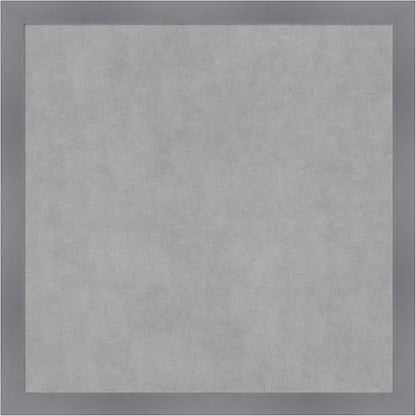 Amanti Art Grey Framed Magnetic Board 26x26 Medium Vision Board by AmantiArt