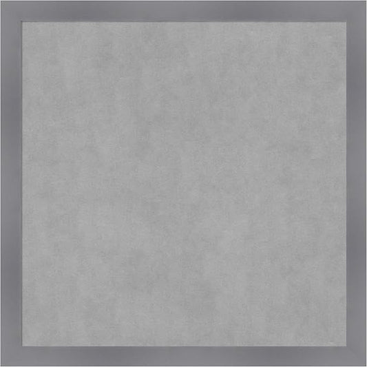 Amanti Art Grey Framed Magnetic Board 26x26 Medium Vision Board by AmantiArt
