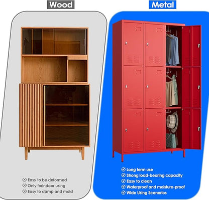 SUPEER 9 Doors Metal Locker - Image 6
