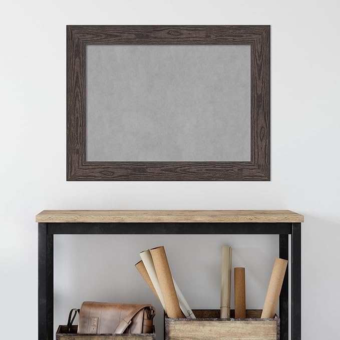 Amanti Art Black Framed Magnetic Board 26x34 Medium Vision Board - Image 6