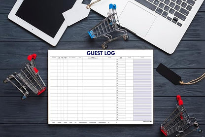 Guest Log Book for Automotive Dealerships – Customer Sign-in Tracking Log – 17" - Image 7