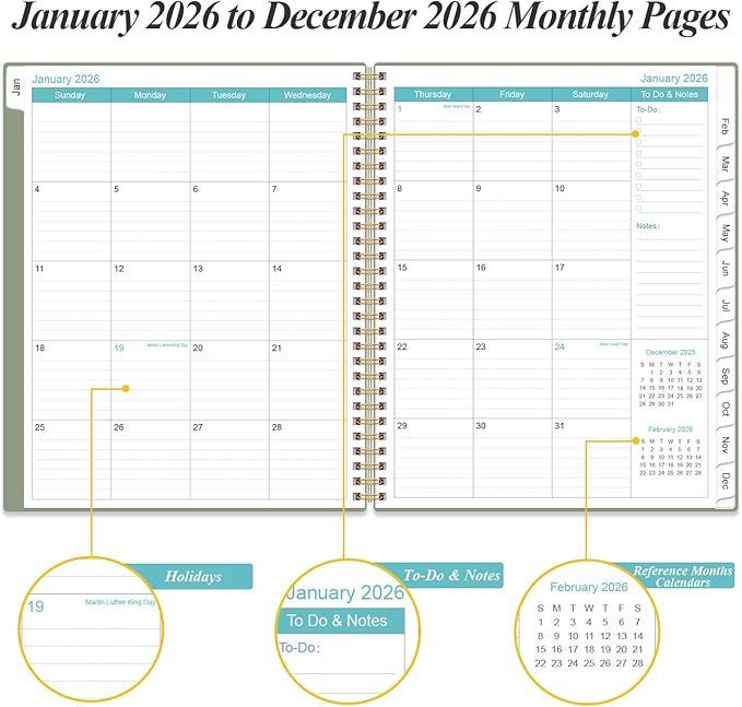 2026 Planner - Academic Planner 2026 from January 2026 to December 2026 - Image 5