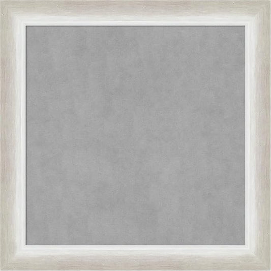 Amanti Art Silver Framed Magnetic Board 14x14 X-Small Vision Board by AmantiArt