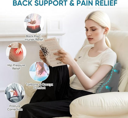 AHUAWA Back Support Pillow for Recliner Chair, Memory Foam Couch Back Cushions - Image 3
