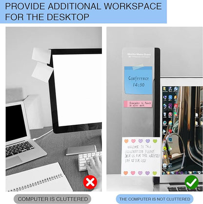 Office Desk Accessories 4pcs Multifunction Computer Monitor Memo Board - Image 3